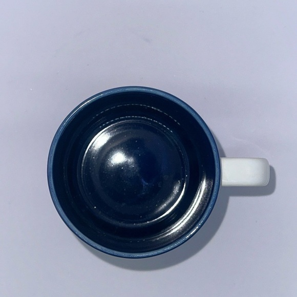 Goofy The Disney Store Ceramic Coffee Mug Christmas Blue Green Scarf Stars Party - Picture 5 of 5